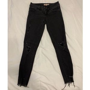 Black Distressed Denim SIZE 3!!!!!!